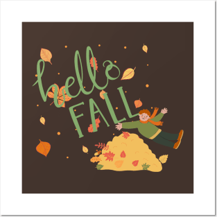 Hello Fall Posters and Art